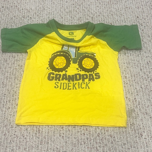 John Deere Youth Tee in Green and Yellow - Picture 1 of 1